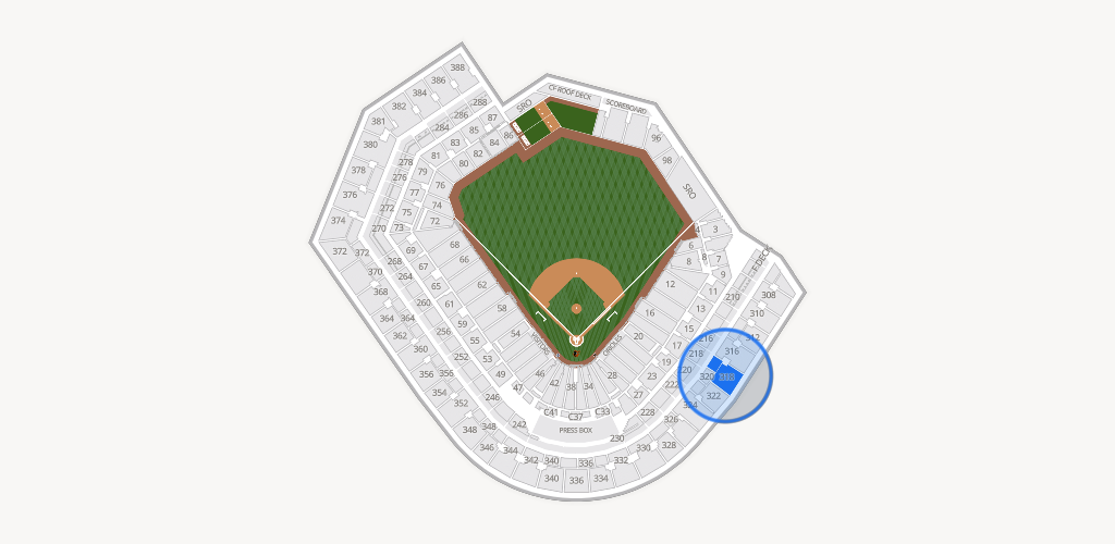 Oriole Park at Camden Yards Seating Chart