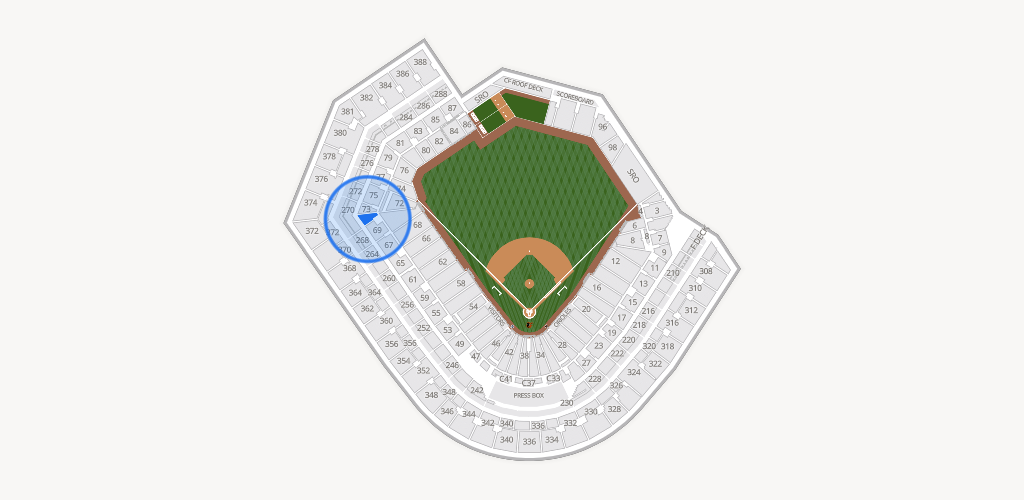 Oriole Park at Camden Yards Seating Chart