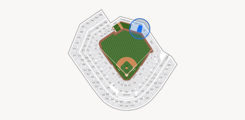 Oriole Park at Camden Yards Seating Chart