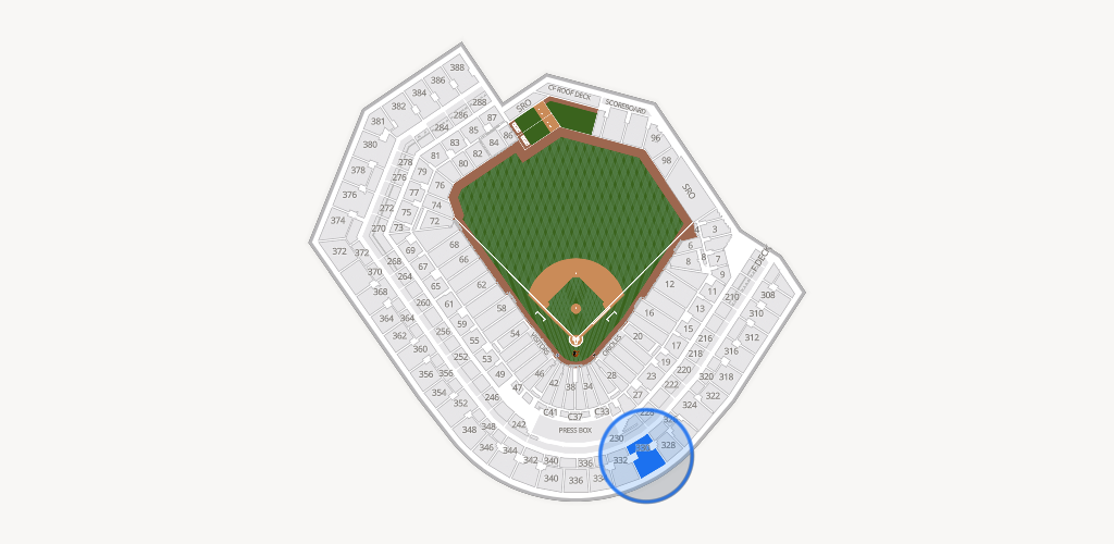 Oriole Park at Camden Yards Seating Chart