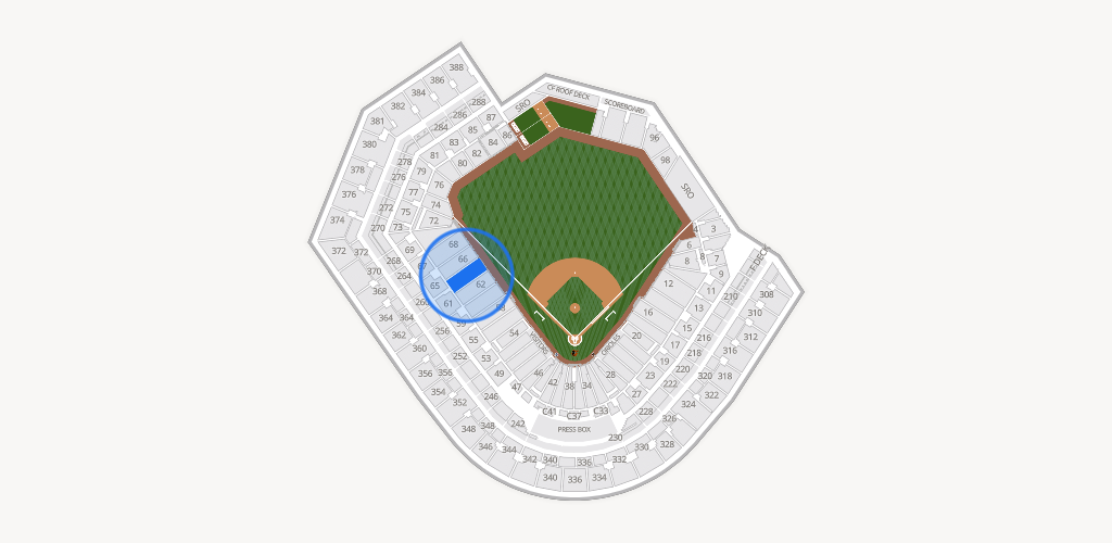 Oriole Park at Camden Yards Seating Chart