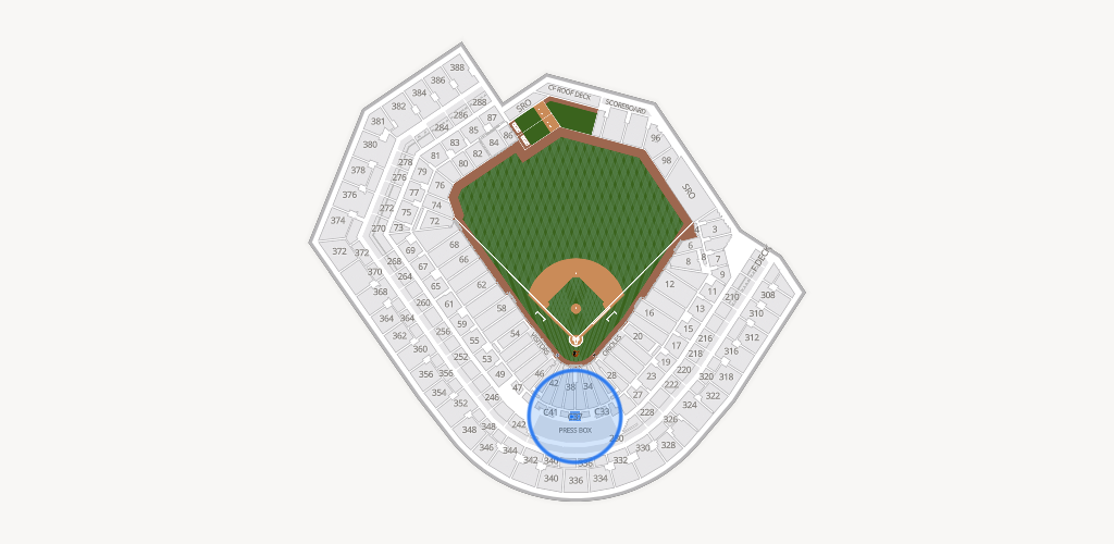 Oriole Park at Camden Yards Seating Chart
