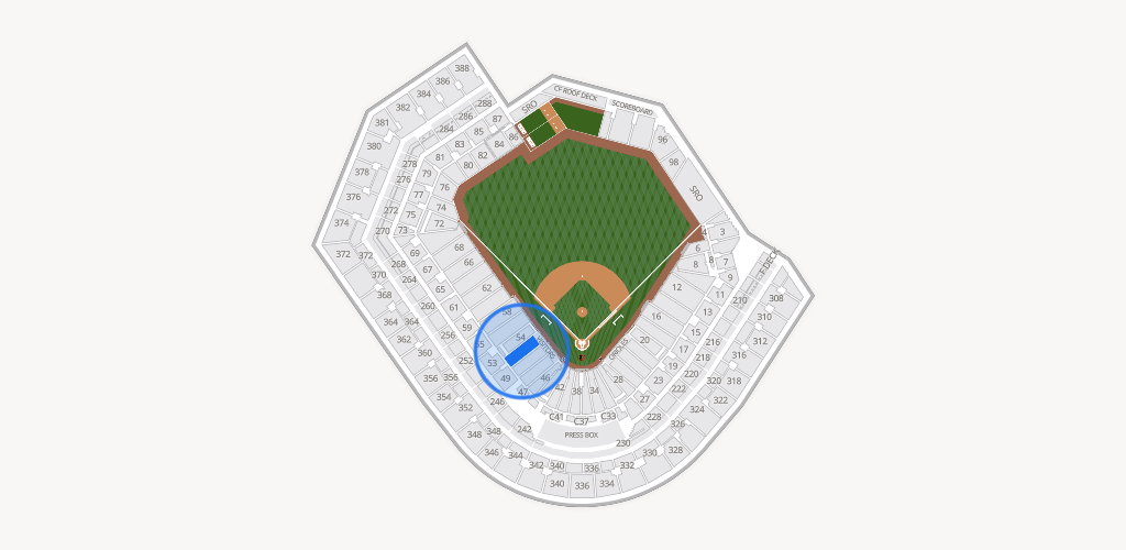 Oriole Park at Camden Yards Seating Chart