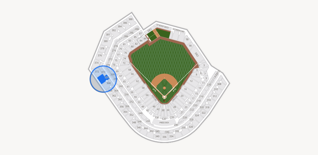 Oriole Park at Camden Yards Seating Chart