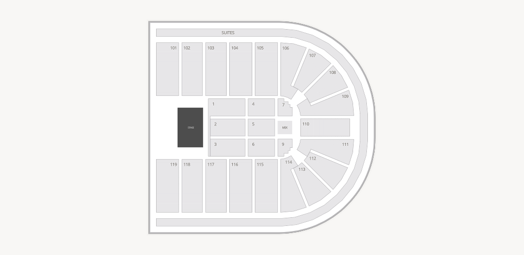 Orleans Arena Seating Chart