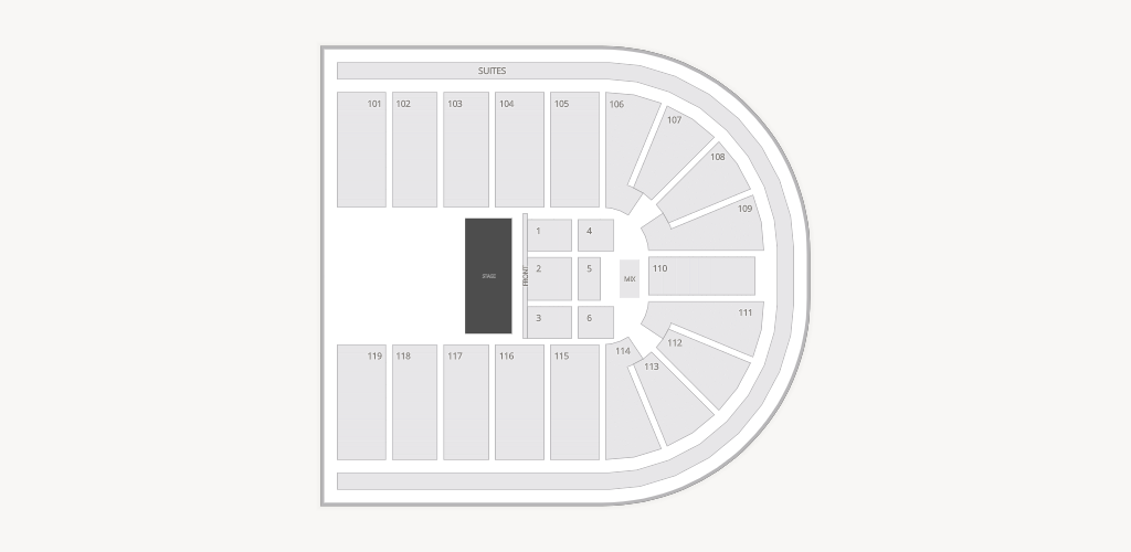 Orleans Arena Seating Chart