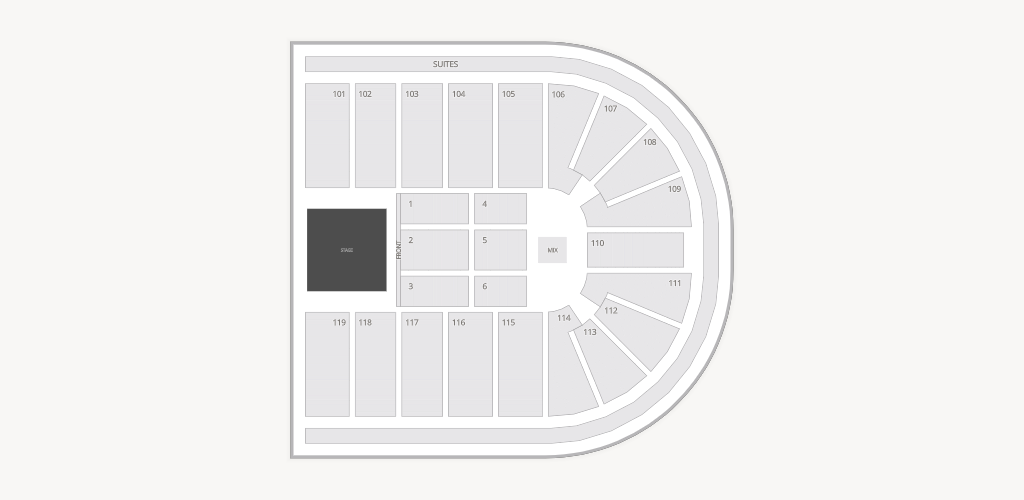 Orleans Arena Seating Chart