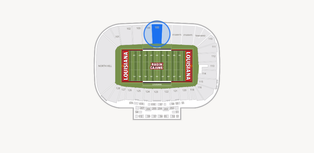 Our Lady of Lourdes Stadium Seating Chart