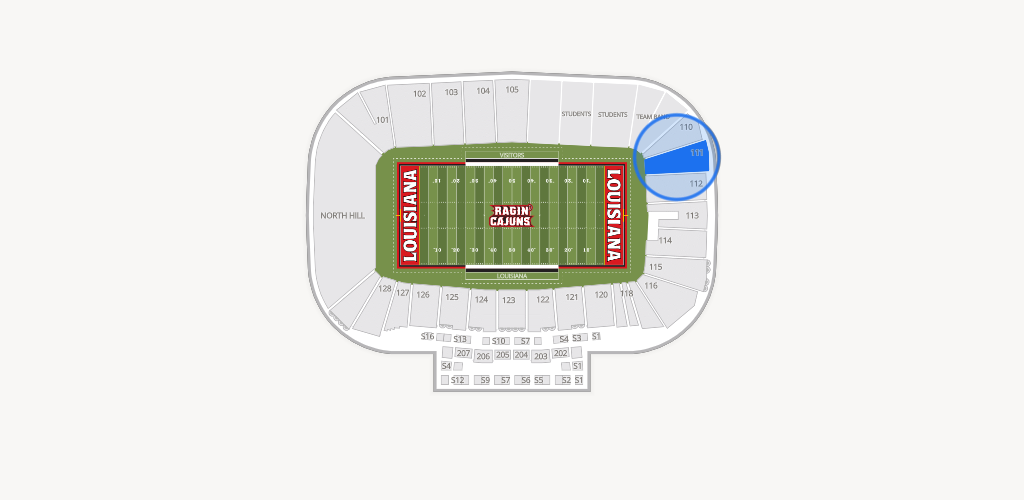 Our Lady of Lourdes Stadium Seating Chart