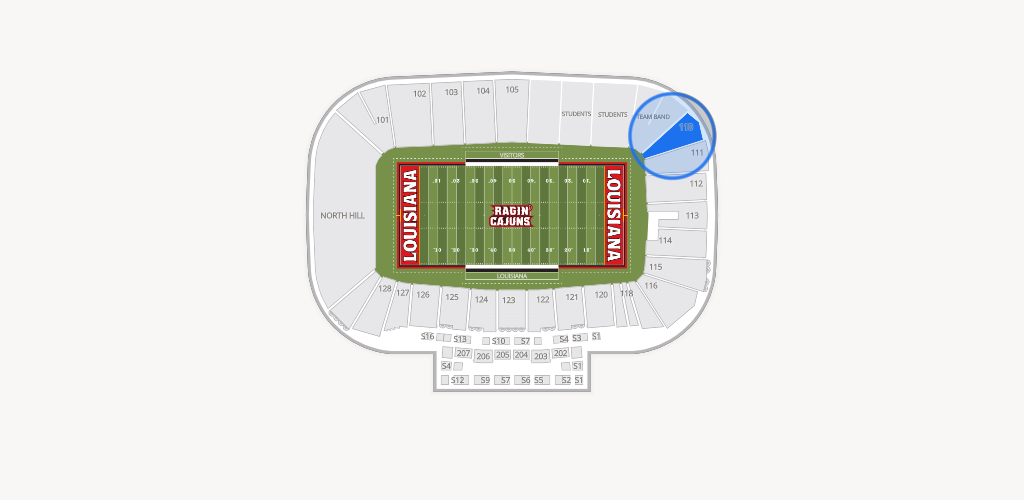 Our Lady of Lourdes Stadium Seating Chart