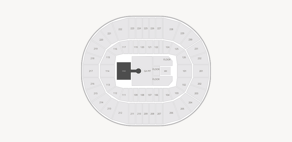 Pacific Coliseum at the PNE Seating Chart