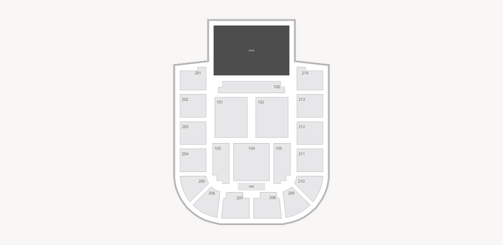 Packard Music Hall - Warren Seating Chart