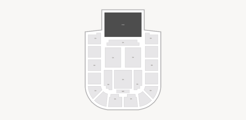Packard Music Hall - Warren Seating Chart