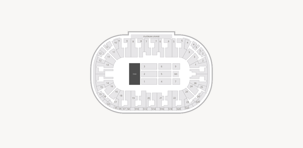 Paramount Fine Foods Centre Seating Chart
