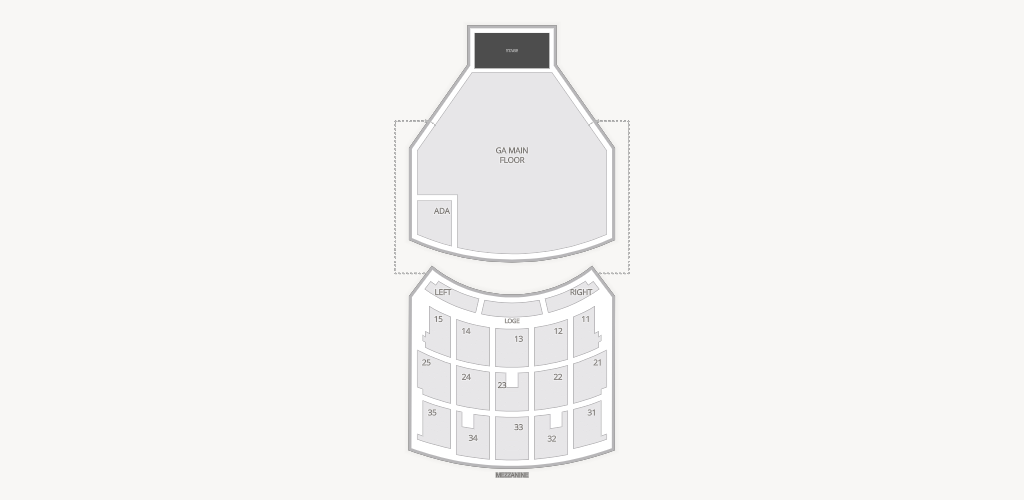 Paramount Theatre - WA Seating Chart
