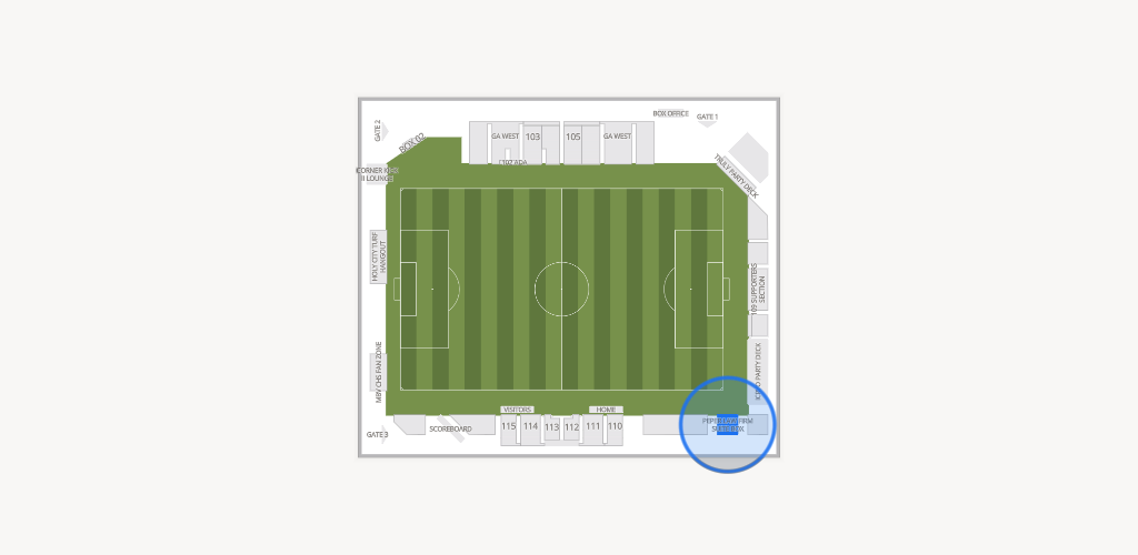 Patriots Point Athletics Complex Seating Chart