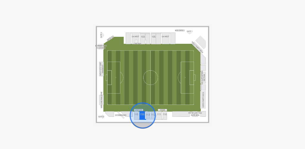 Patriots Point Athletics Complex Seating Chart