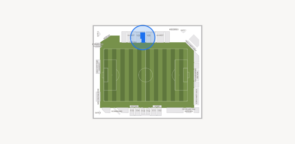 Patriots Point Athletics Complex Seating Chart