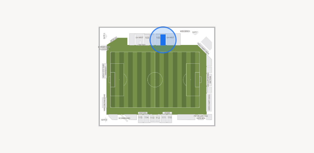 Patriots Point Athletics Complex Seating Chart