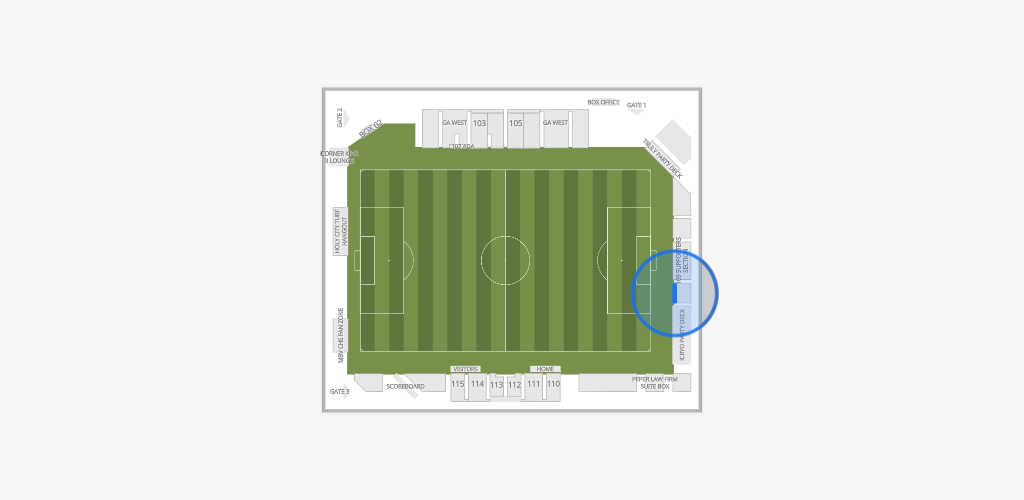 Patriots Point Athletics Complex Seating Chart