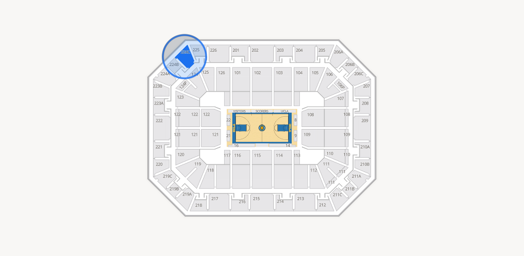 Pauley Pavilion Seating Chart