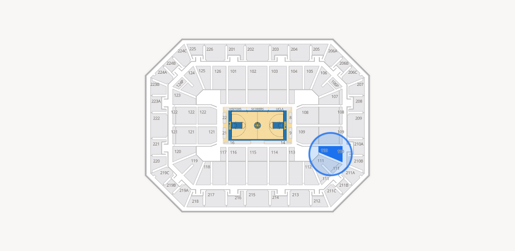 Pauley Pavilion Seating Chart