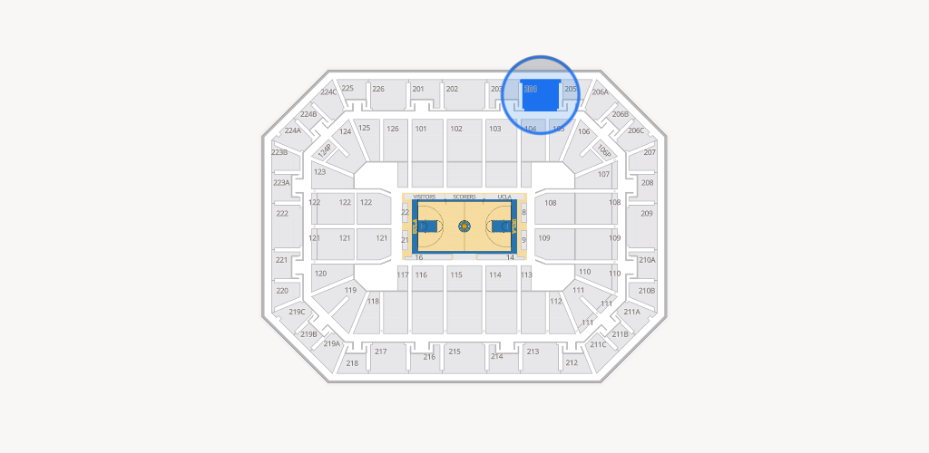 Pauley Pavilion Seating Chart
