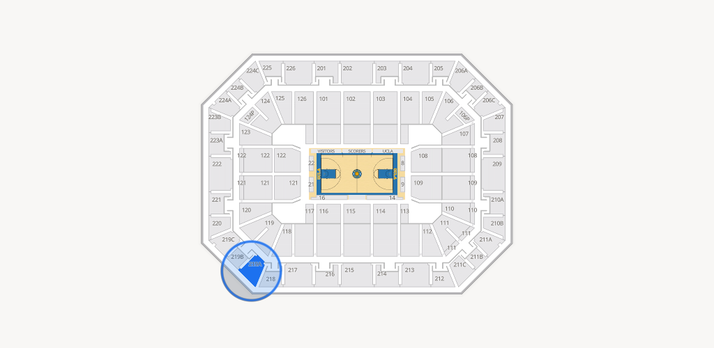 Pauley Pavilion Seating Chart
