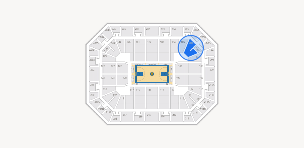 Pauley Pavilion Seating Chart