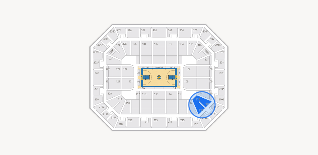 Pauley Pavilion Seating Chart