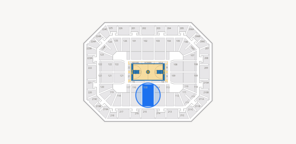 Pauley Pavilion Seating Chart