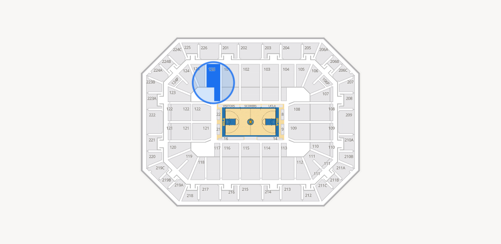 Pauley Pavilion Seating Chart