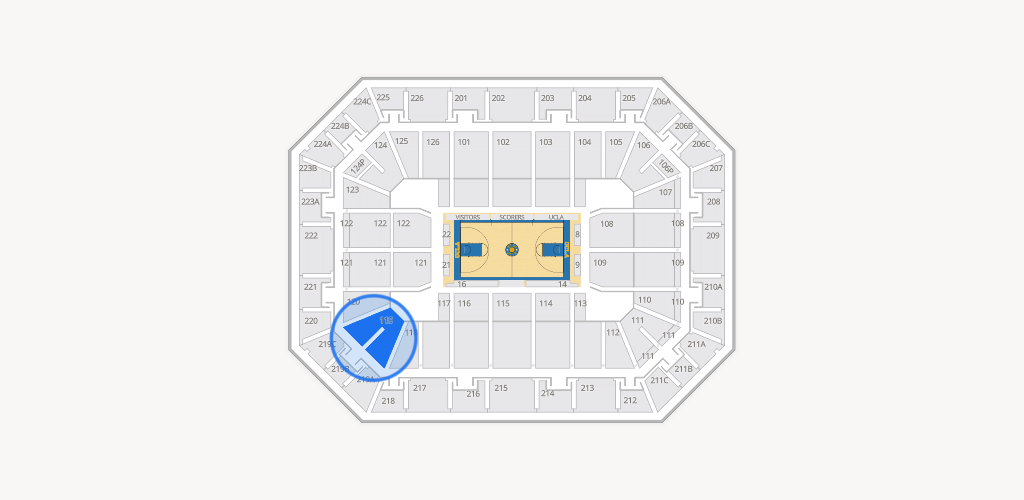 Pauley Pavilion Seating Chart