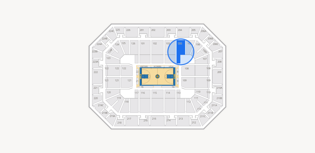 Pauley Pavilion Seating Chart
