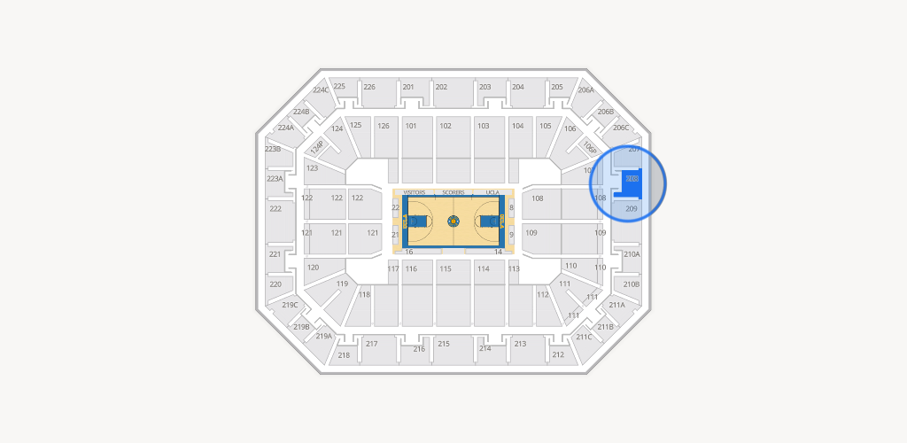 Pauley Pavilion Seating Chart