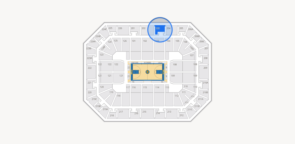 Pauley Pavilion Seating Chart