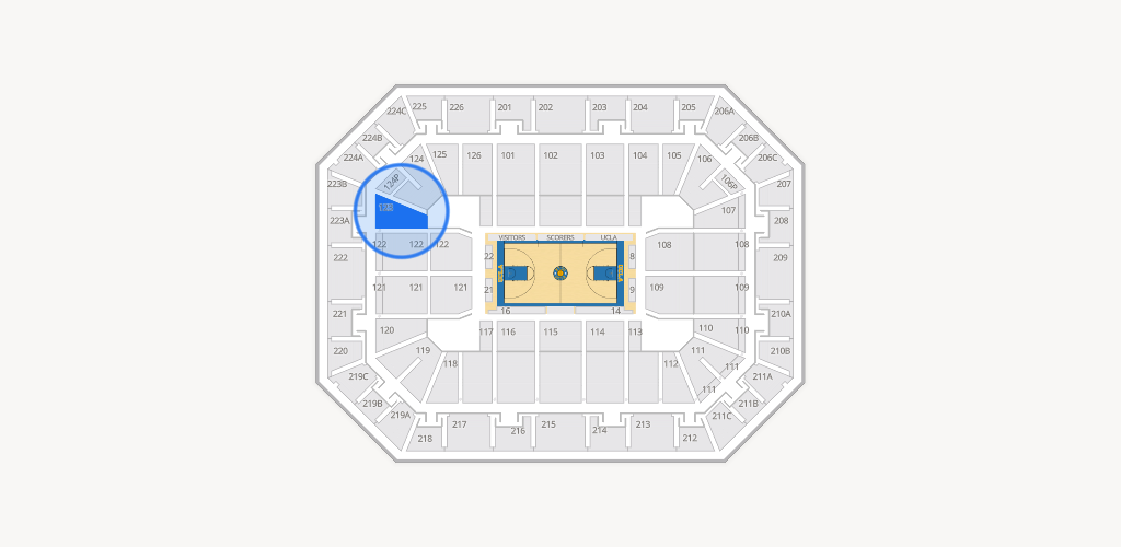 Pauley Pavilion Seating Chart