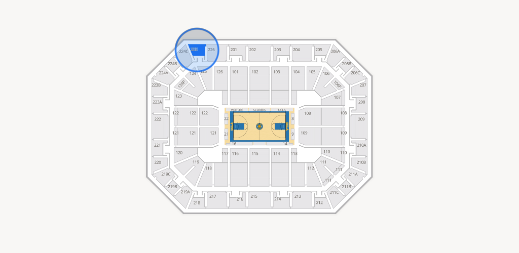 Pauley Pavilion Seating Chart