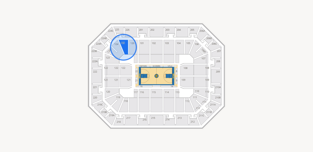 Pauley Pavilion Seating Chart