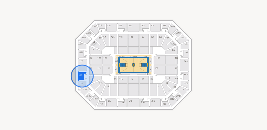 Pauley Pavilion Seating Chart