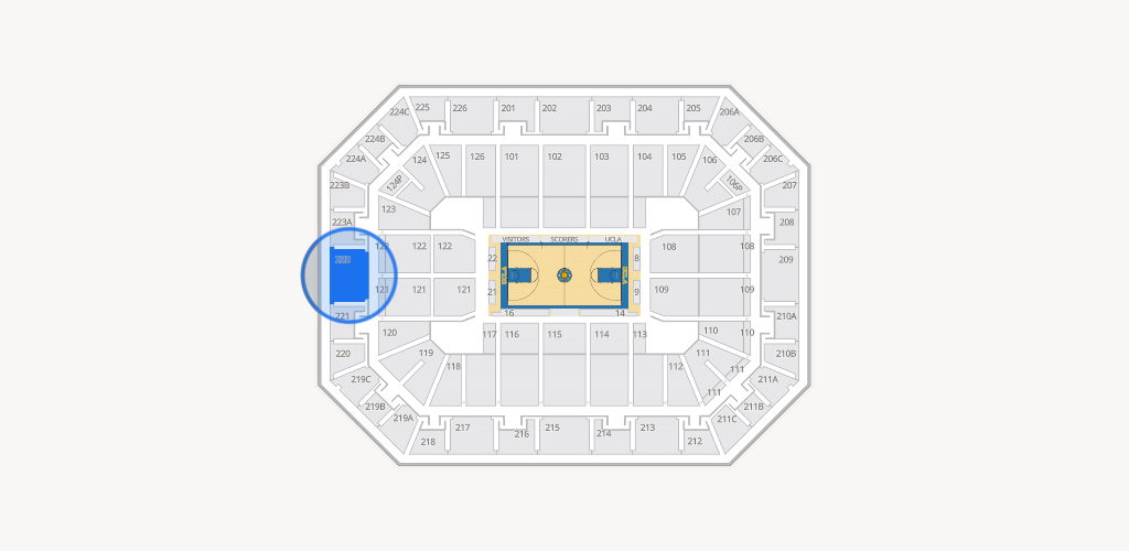 Pauley Pavilion Seating Chart