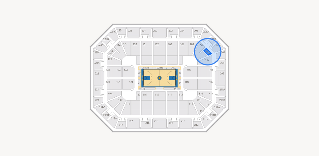 Pauley Pavilion Seating Chart