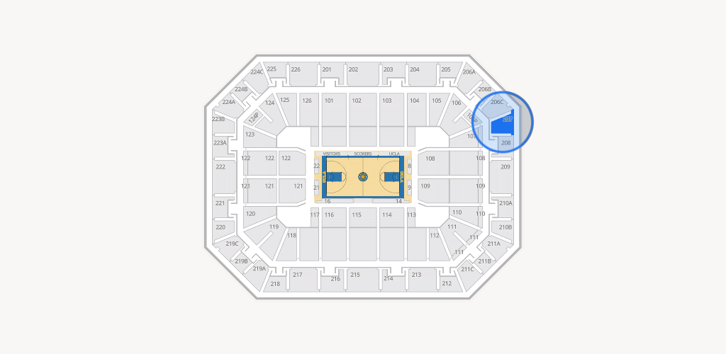 Pauley Pavilion Seating Chart