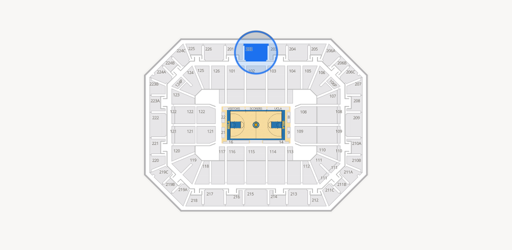 Pauley Pavilion Seating Chart