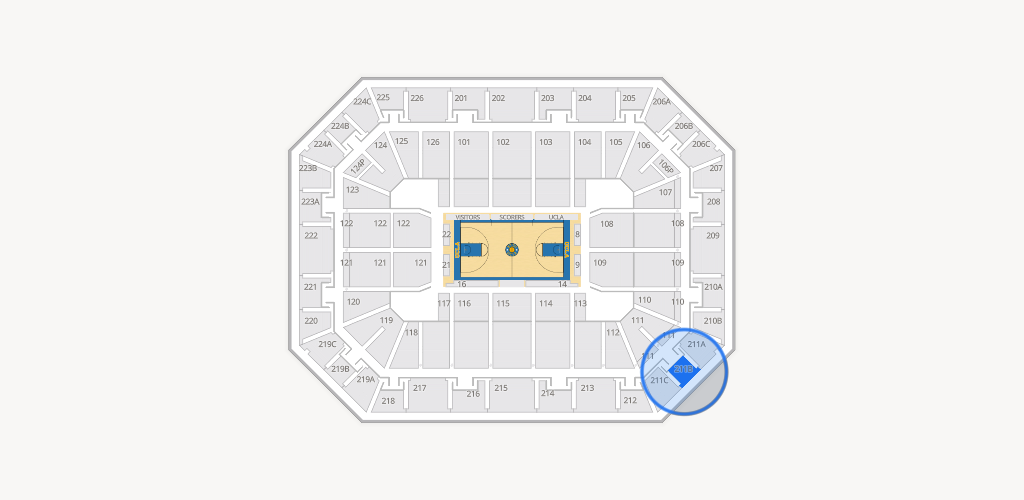 Pauley Pavilion Seating Chart