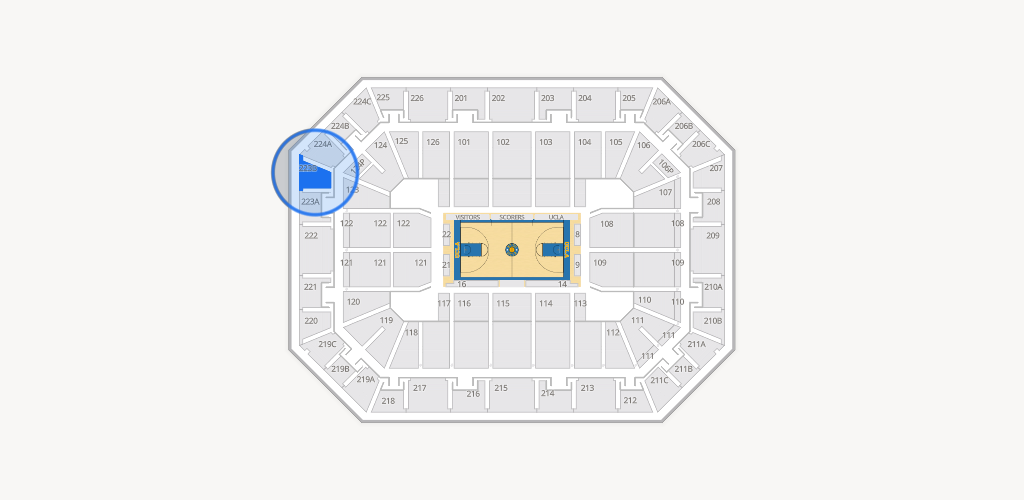 Pauley Pavilion Seating Chart