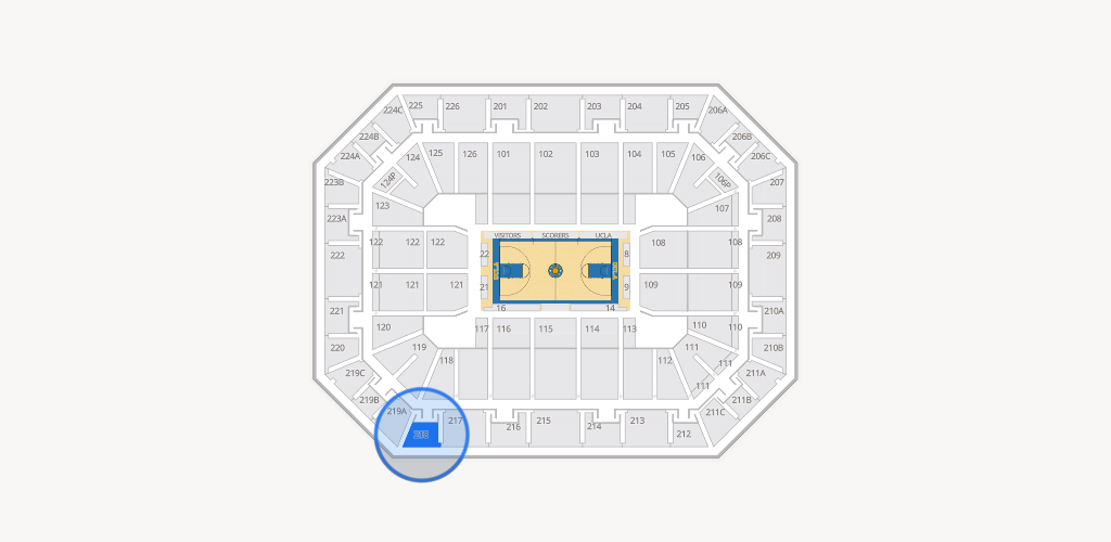 Pauley Pavilion Seating Chart