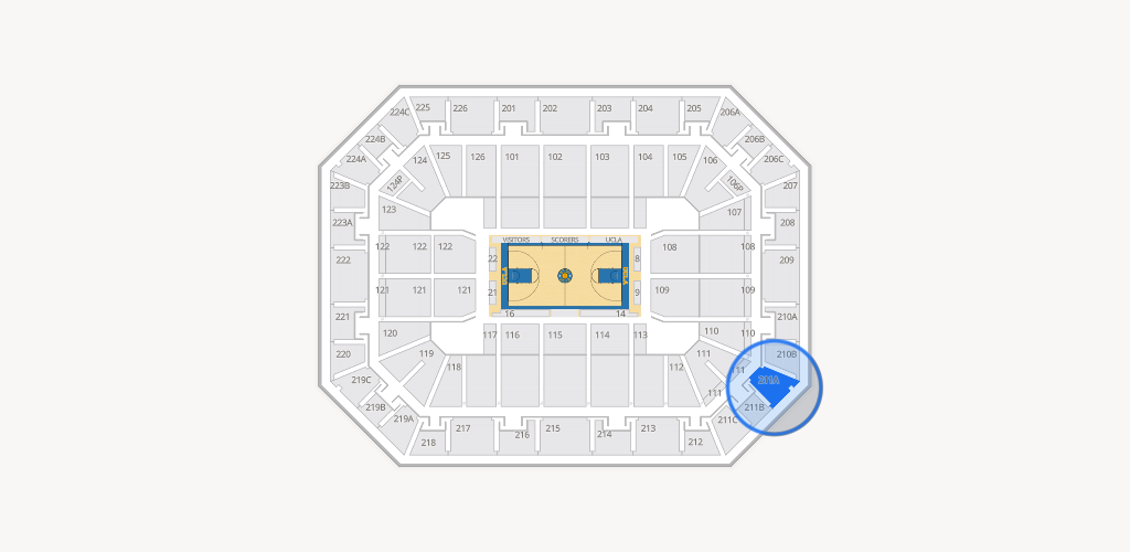 Pauley Pavilion Seating Chart