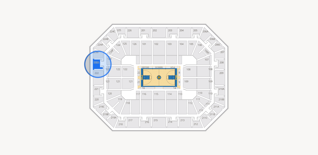 Pauley Pavilion Seating Chart