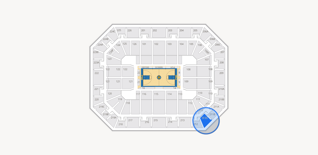 Pauley Pavilion Seating Chart